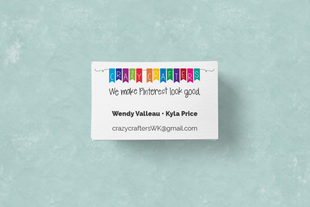 Crazy Crafters: business card