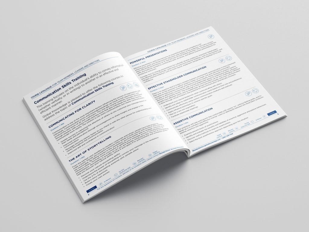 Sample catalogue (inside)