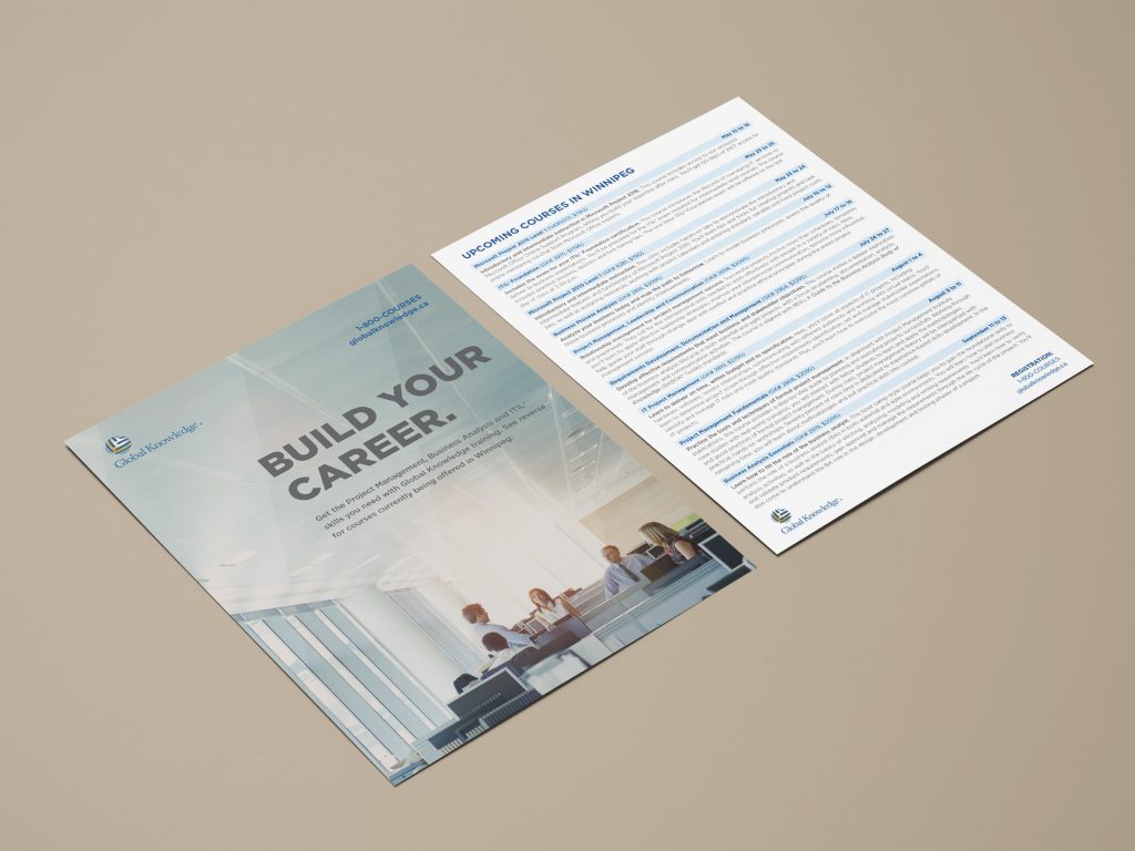 Sample two-page flyer