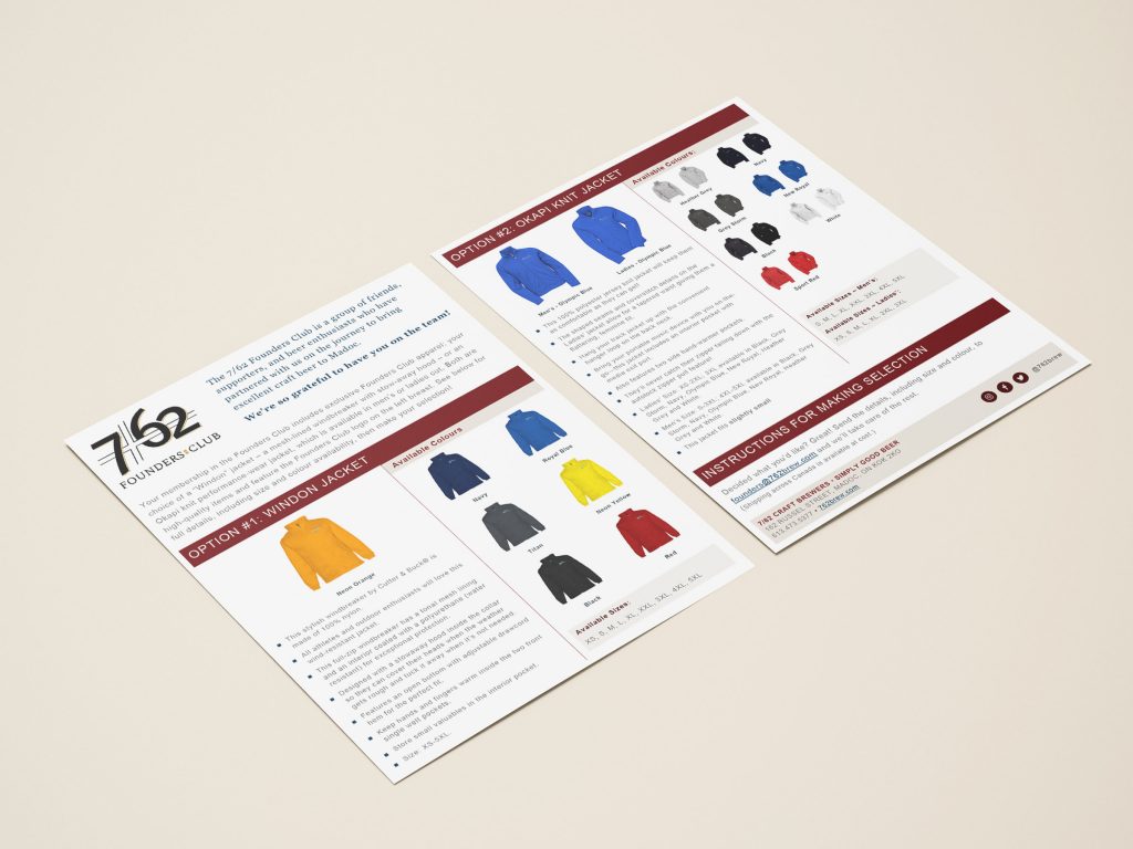 7/62 Craft Brewers: Founders Club Flyer